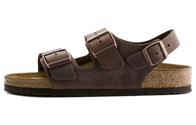 Сандалии Birkenstock Milano Oiled Leather, унисекс, коричневый