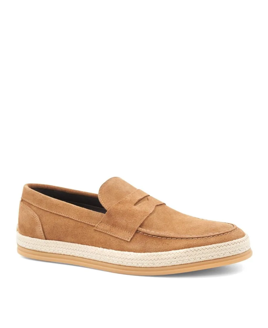Мужские лоферы-эспадрильи Alfama M Line By Bruno Magli, Cognac Suede