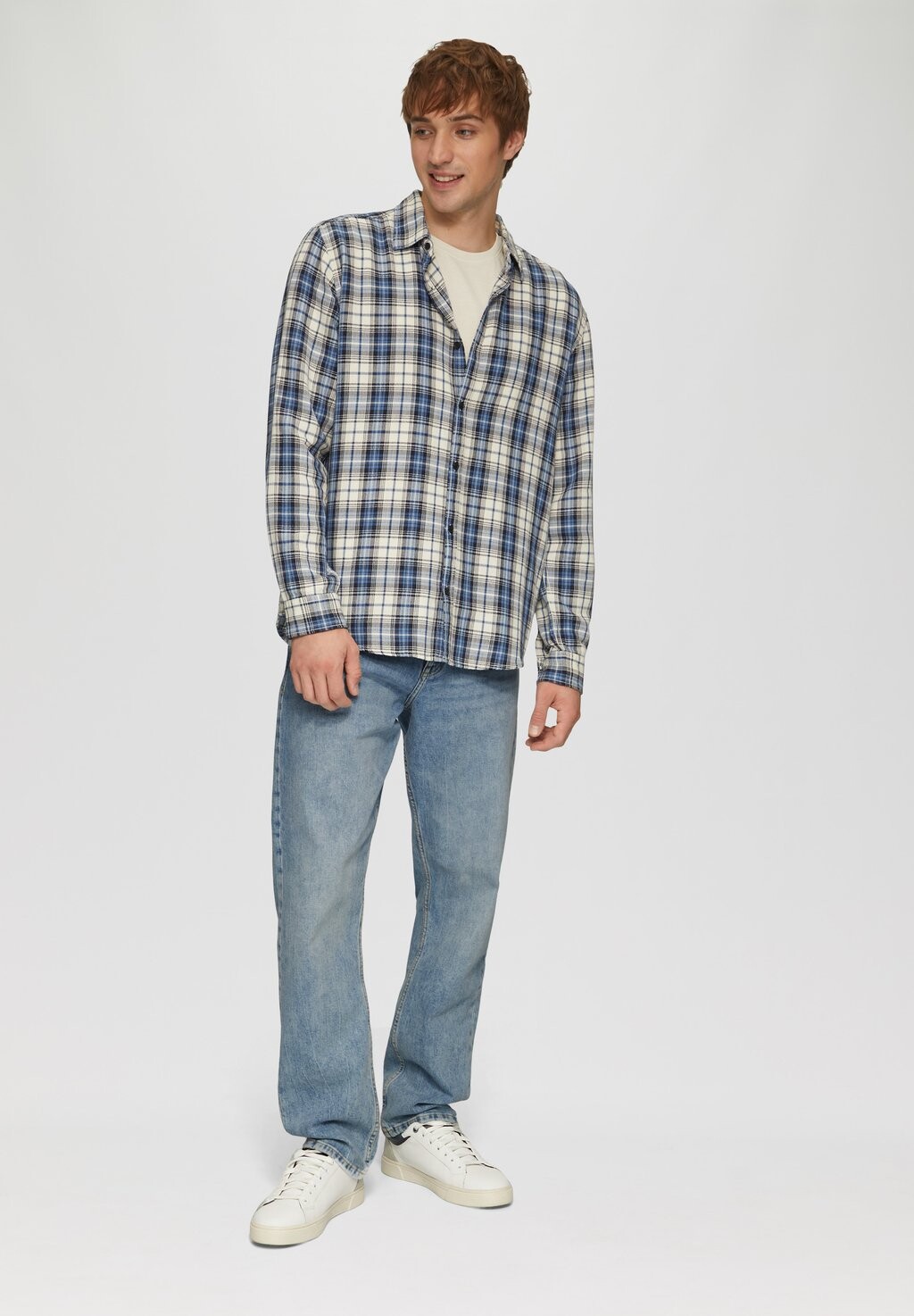 

Джинсы прямого кроя REGULAR FIT QS, цвет Stone Blue Denim