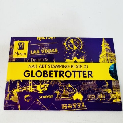 

Пластина для штамповки ногтей, аксессуар Globetrotter 01 Moyra
