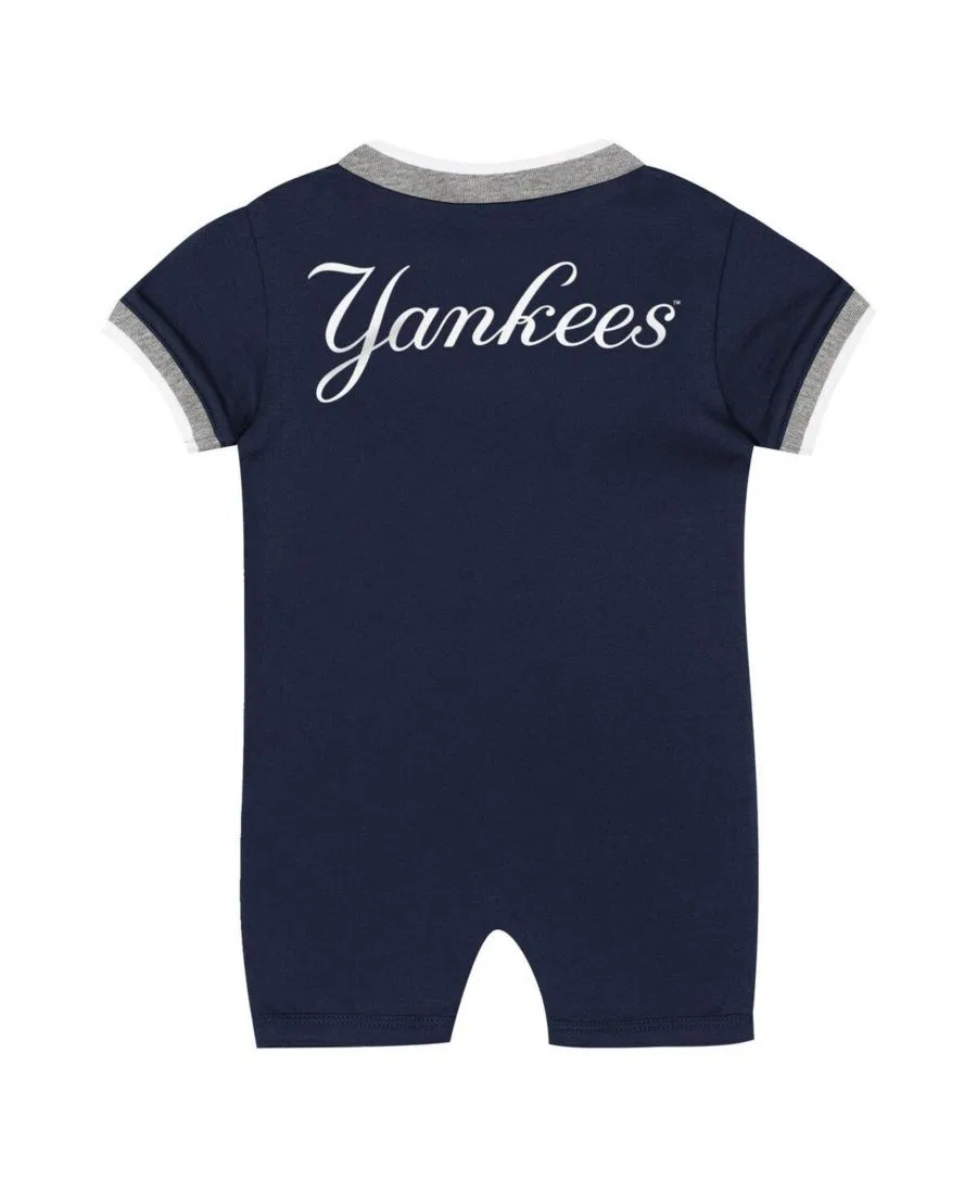 Детский комбинезон New York Yankees темно-синего цвета для мальчиков и девочек Outerstuff — фото 3