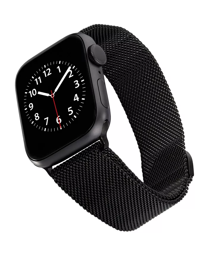 

Черный стальной сетчатый браслет для Apple Watch 42 мм (только Series 1-3) и 44/45/46/49 мм (Ultra и Ultra 2) WITHit