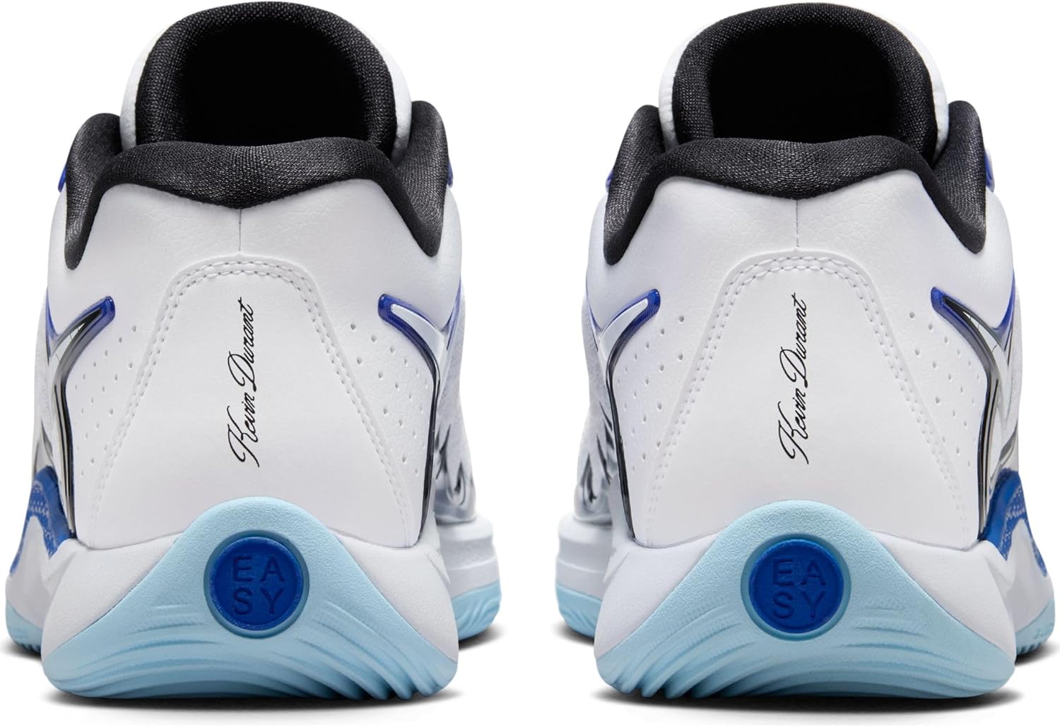 Мужские баскетбольные кроссовки Nike KD 17, белый/черный — фото 3