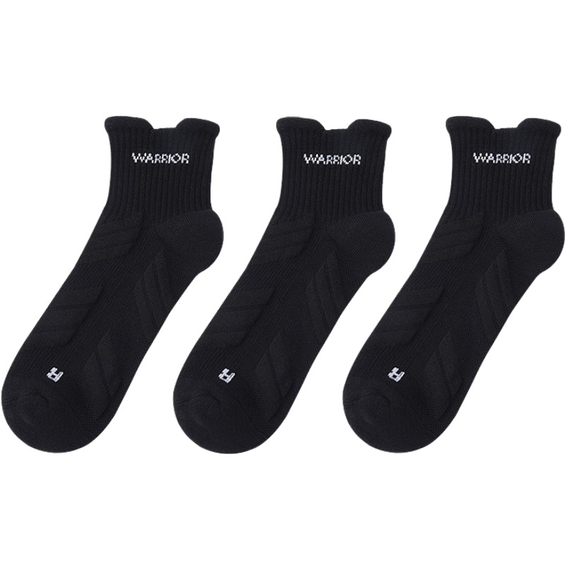 

Унисекс носки Mid Calf WARRIOR, черный[abrasion-resistant slip-resistant]3 pack