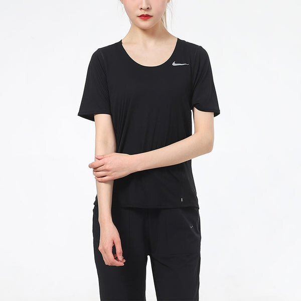 Футболка dri fit training sports quick dry short sleeve black t shirt Nike, черный — фото 3