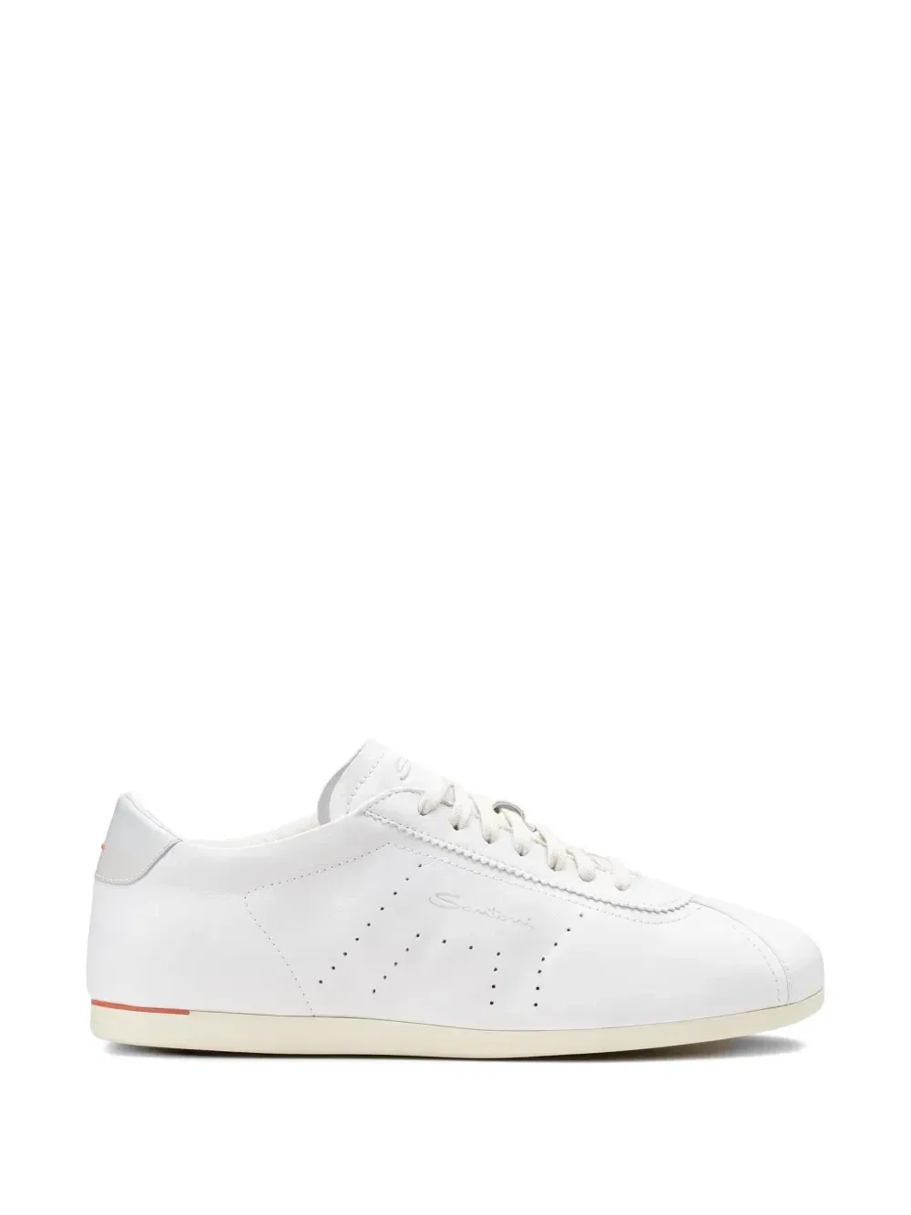 Кеды на шнуровке Santoni, белый
