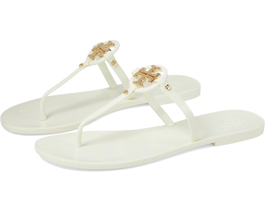 

Сандалии Tory Burch Mini Miller Jelly Thong, слоновая кость