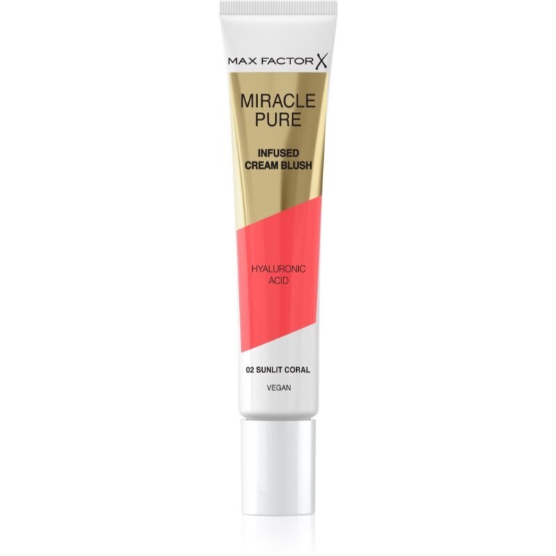 

Кремовые румяна Max Factor Miracle Pure оттенка 02 Sunlit Coral 15 мл