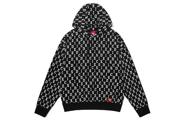 

Толстовка унисекс Dickies, цвет Black and white letters