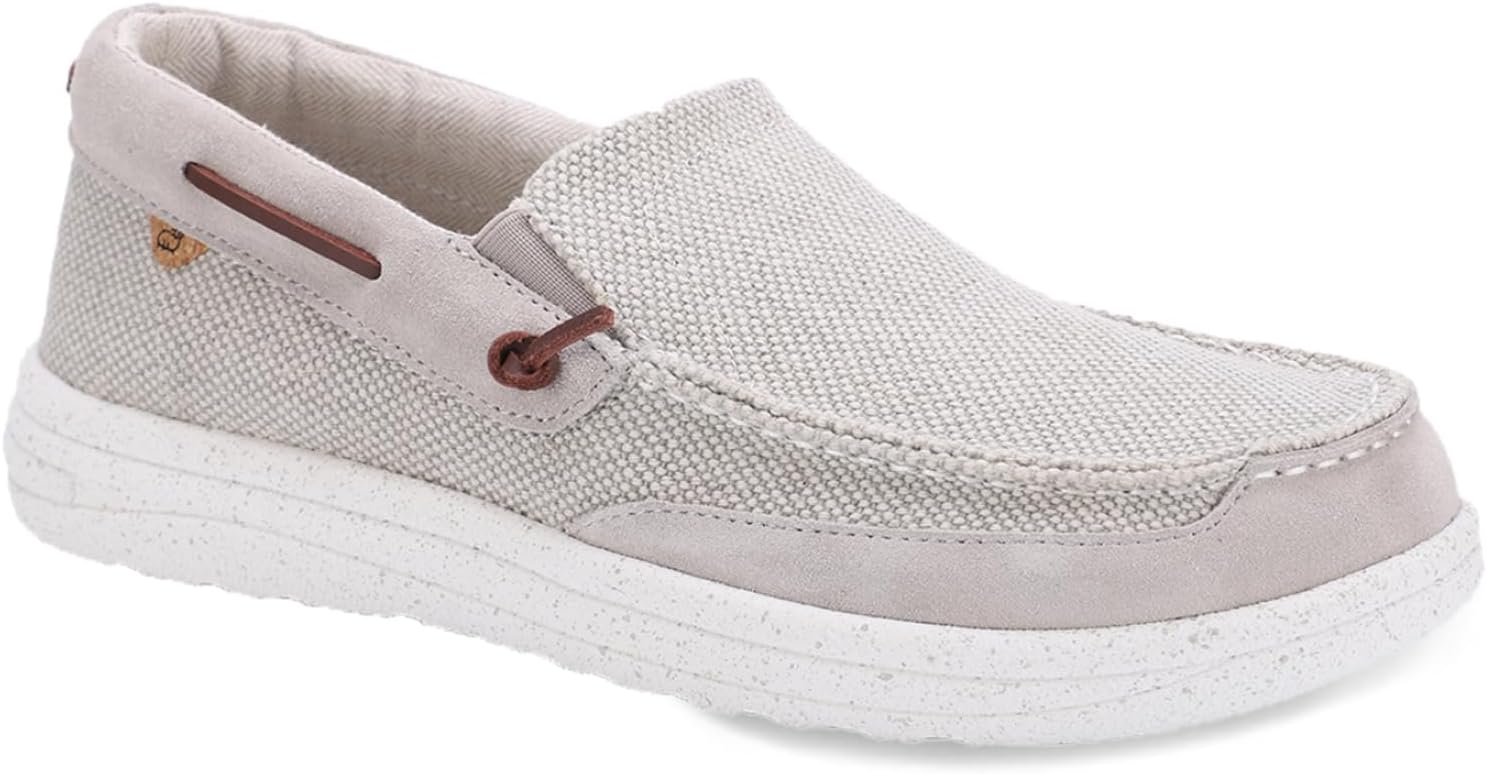 

Мужские слипоны Lamo Calvin из легкого водоотталкивающего канваса, бежевый