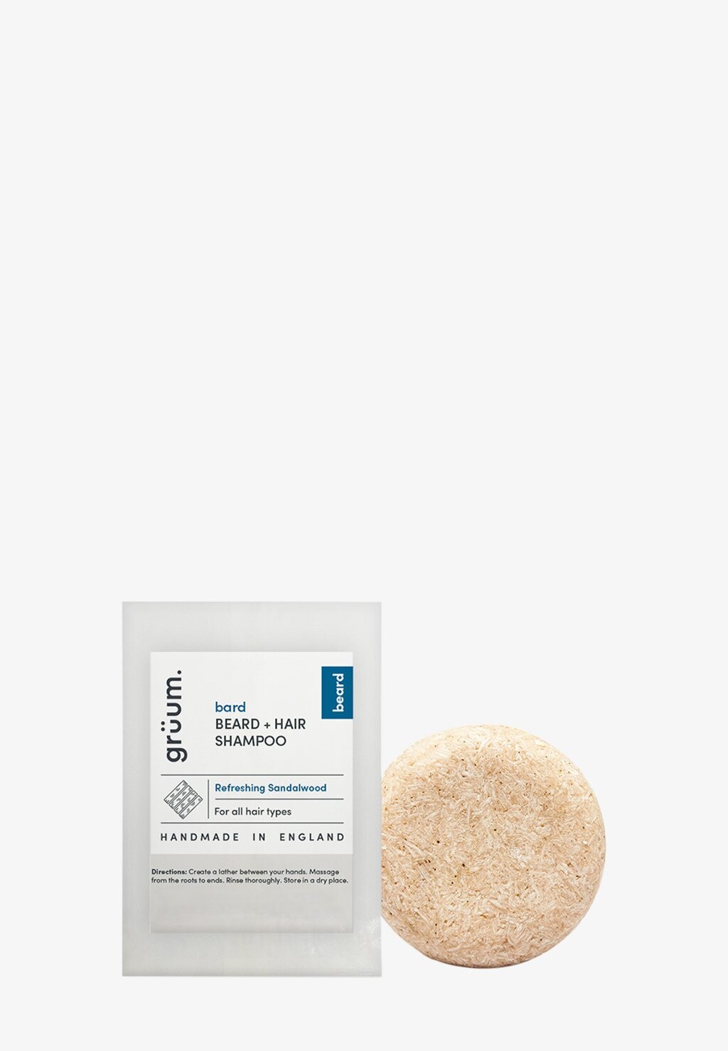 

Шампунь Bård Beard Shampoo And Hair Wash Bar grüum, цвет black dark blue