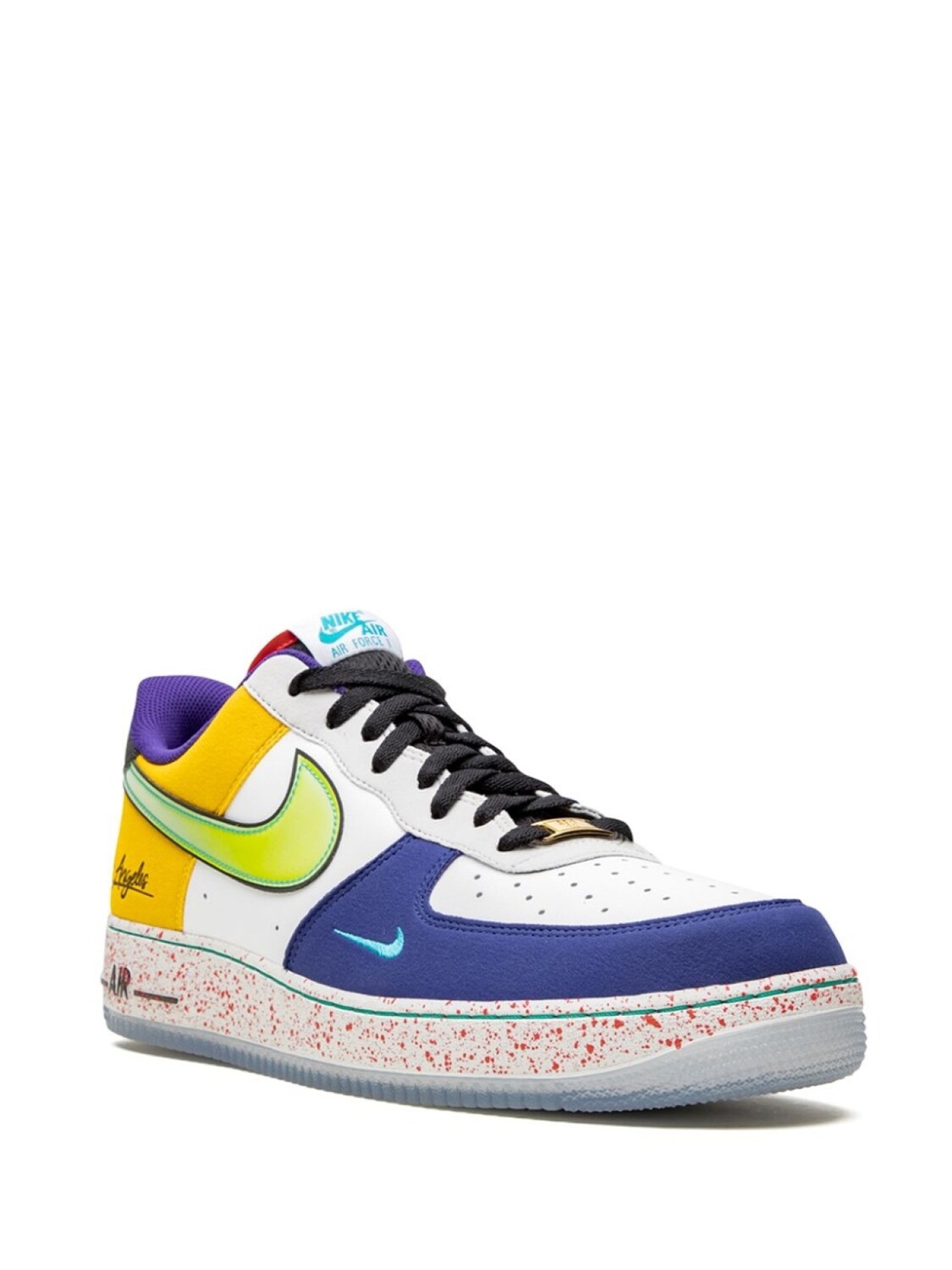 Nike кроссовки Air Force 1 07 LV8 'What The LA', синий — фото 3
