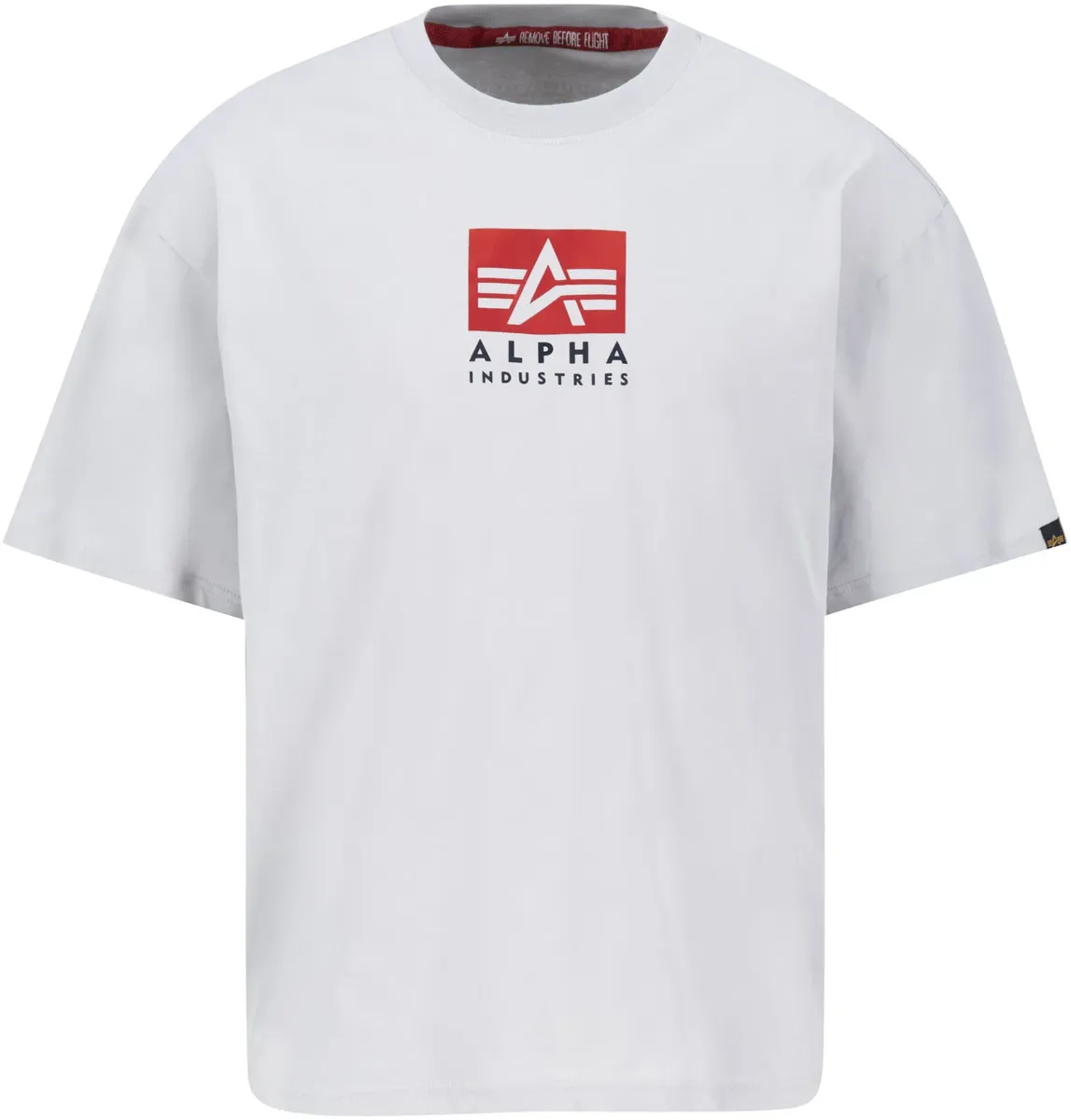 

Рубашка с круглым вырезом Alpha Industries "Satin Logo T", серый