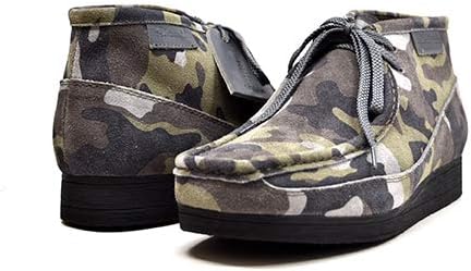 

Мужские кожаные и замшевые ботинки на шнуровке 12 British Collection, серый