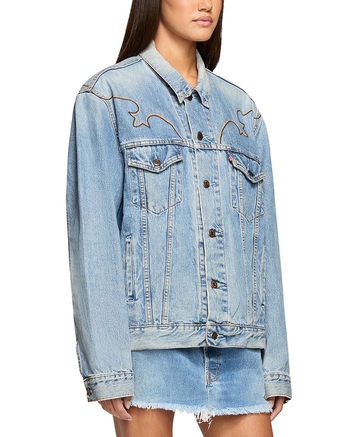 

Винтажная ковбойская куртка Rodeo EB Denim, синий