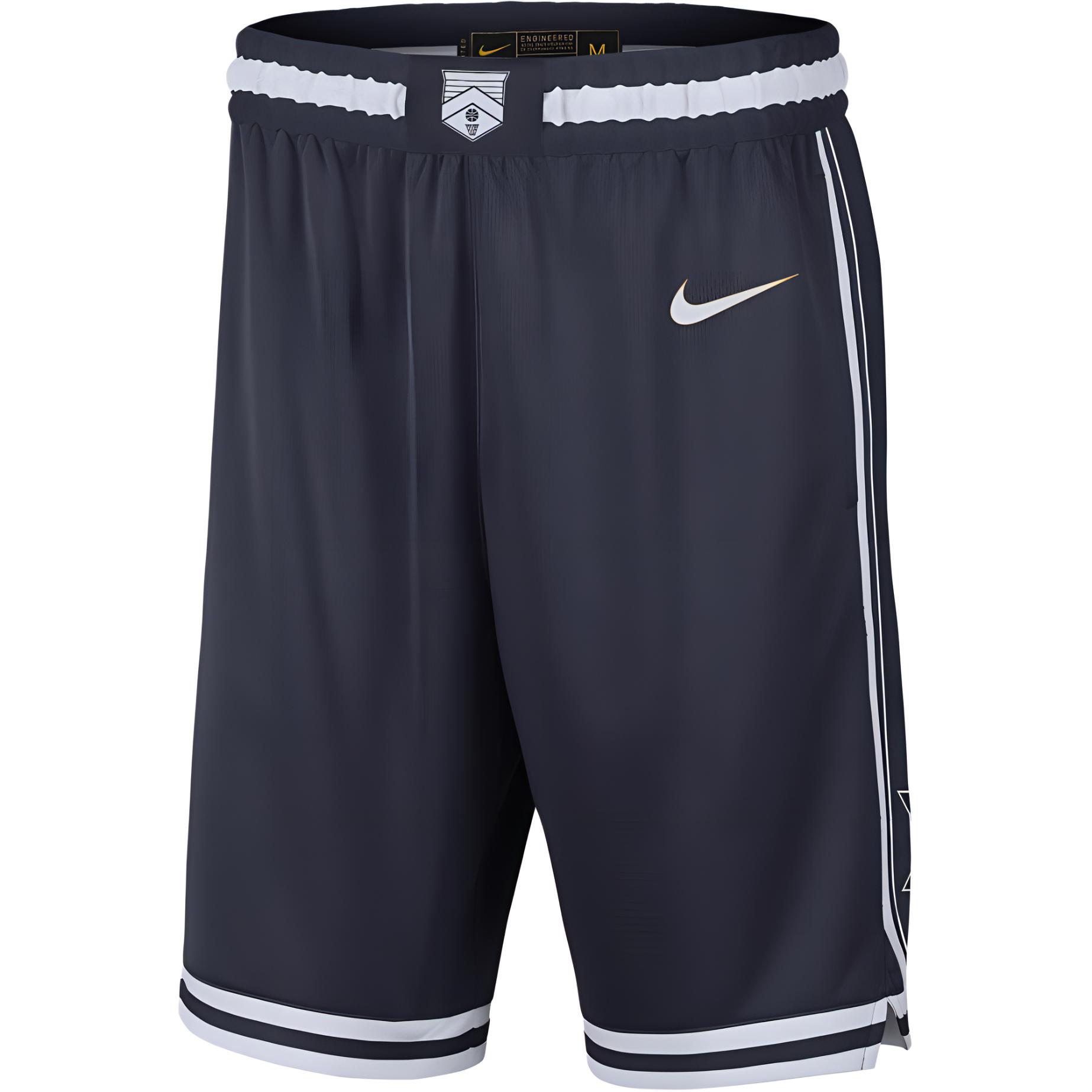 Шорты для баскетбола Duke Limited Men's Dri FIT College Nike, obsidian color/белый — фото 3