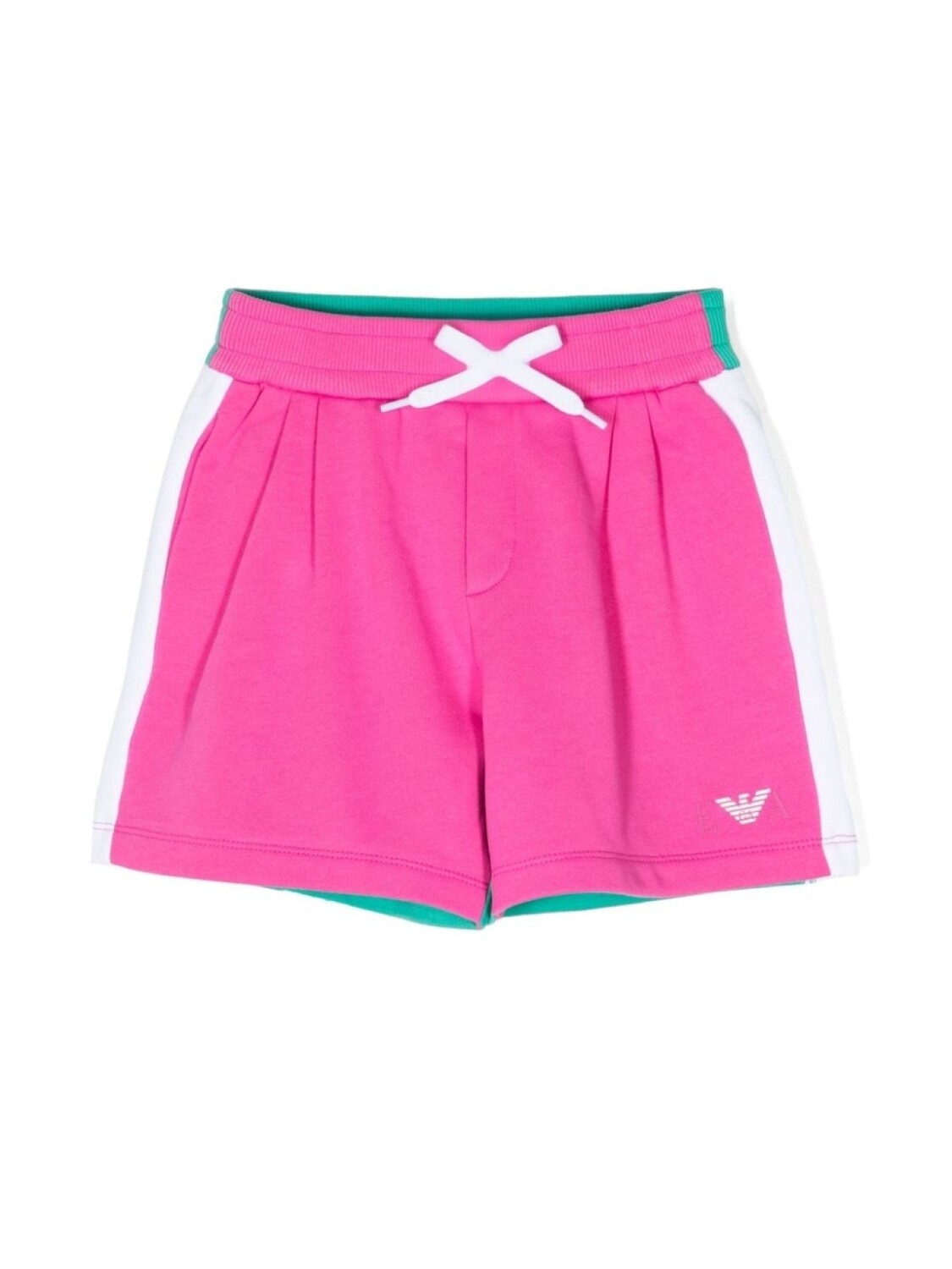 

Шорты с вышитым логотипом Emporio Armani Kids, розовый