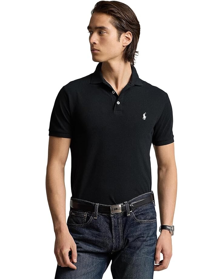 

Поло Polo Ralph Lauren Classic Fit Stretch Mesh Polo Shirt, цвет Polo Black