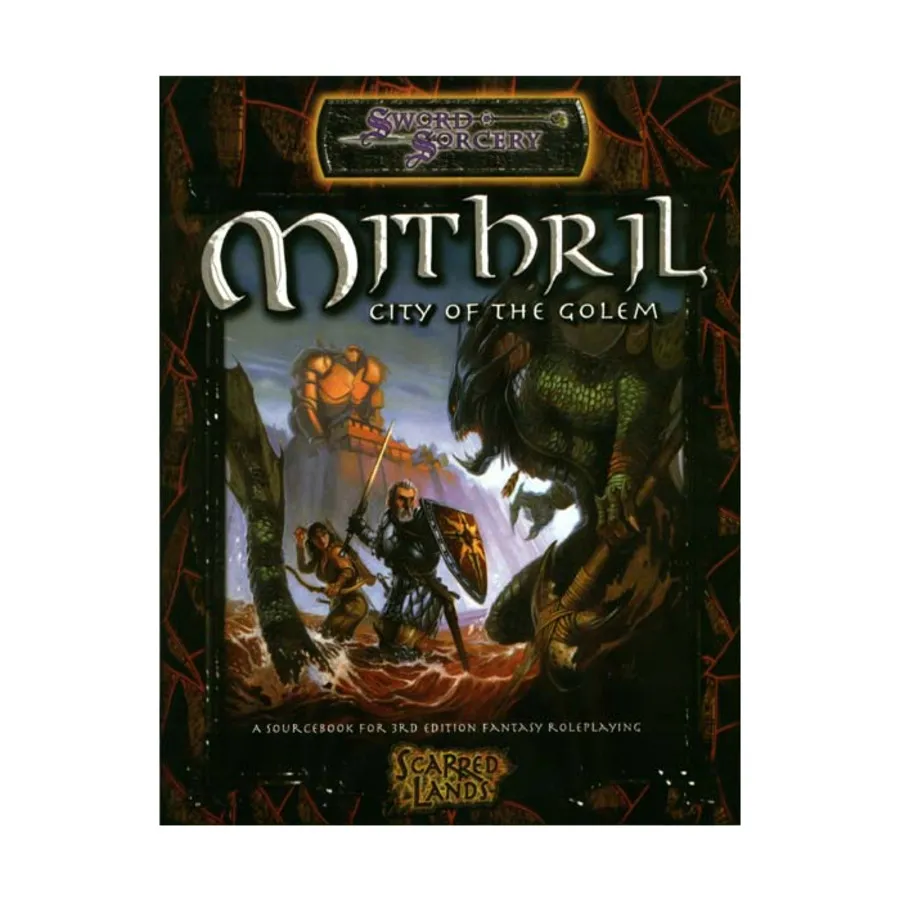 

Mithril - City of the Golem, Scarred Lands (d20), мягкая обложка