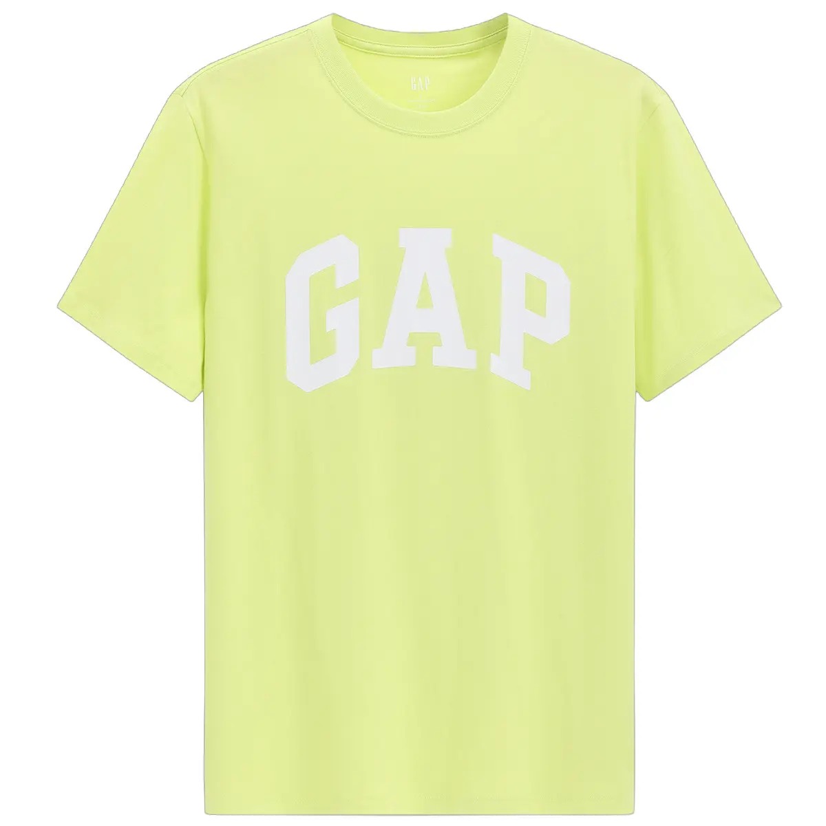 

Футболка с коротким рукавом Spring минималистичный стиль универсальный топ Unisex GAP, желтый