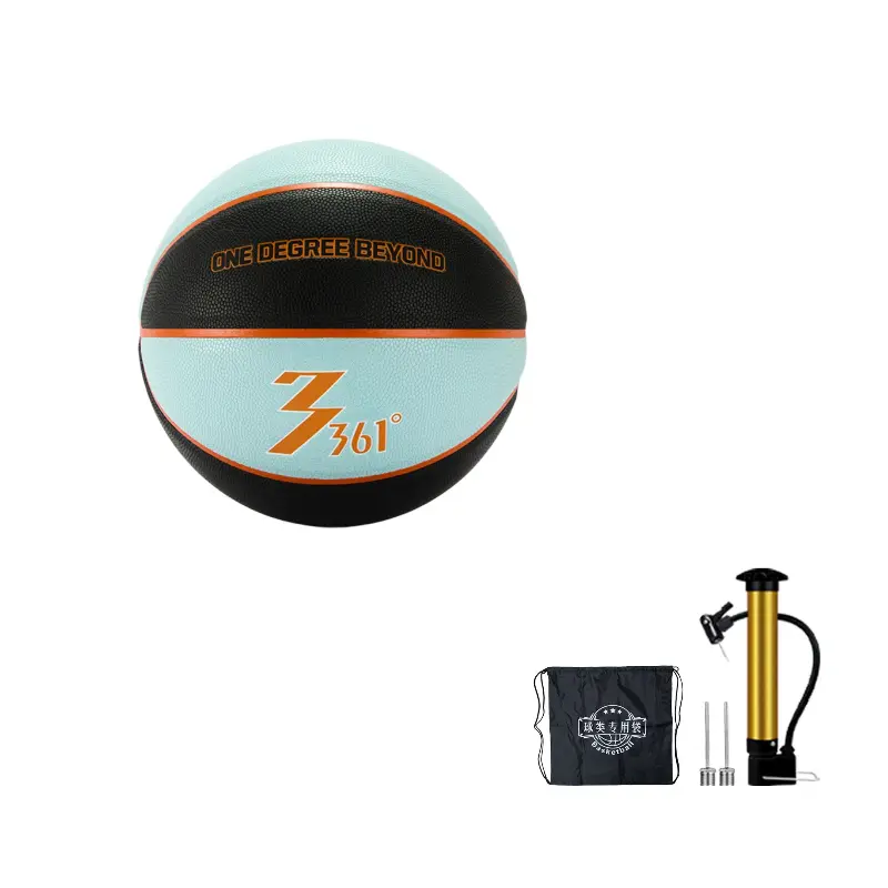 

361° Баскетбольный мяч PU черный синий размер 7 для тренировок и соревнований унисекс версия для материкового Китая