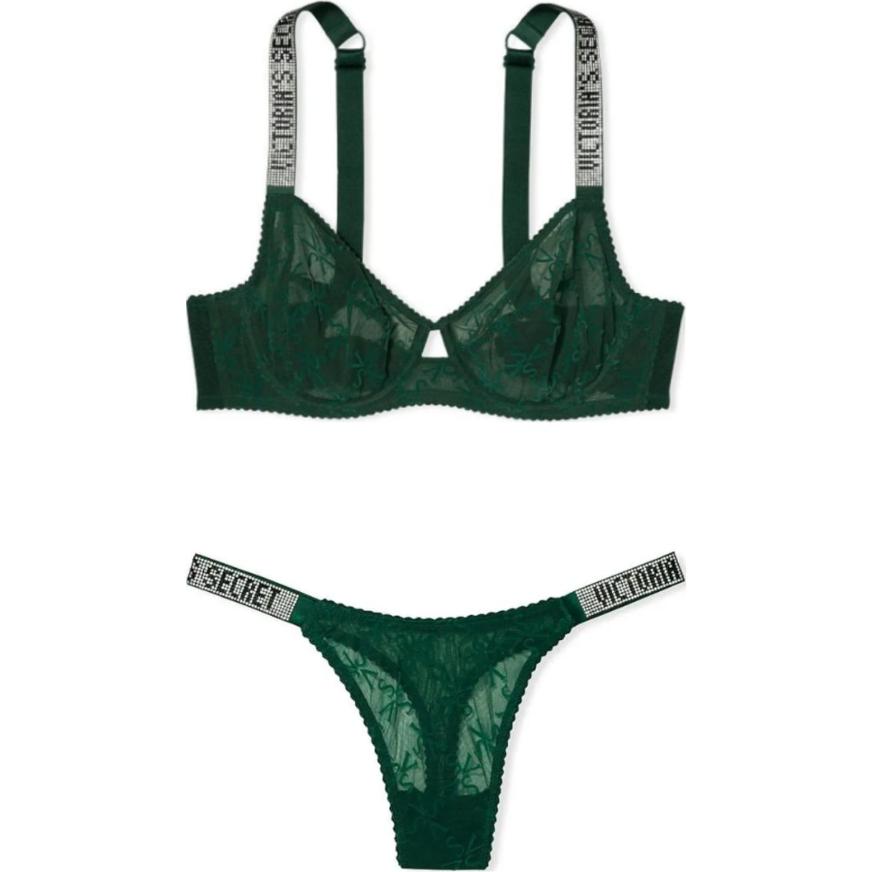 

Victoria's Secret Женский комплект нижнего белья dark green