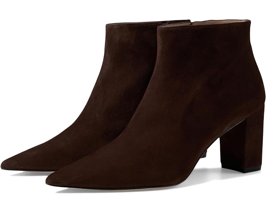 

Ботинки Stuart Weitzman Stuart 75 Zip Bootie, цвет Walnut