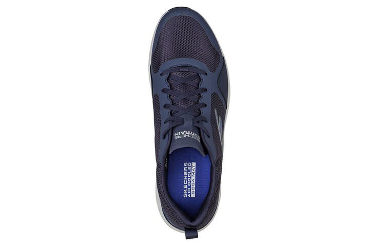 Кроссовки Go Train для бега мужские с низким верхом темно-синие Skechers — фото 4