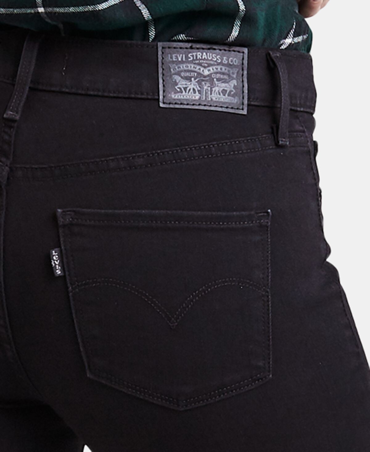 Женские джинсы скинни 311 Shaping, короткая длина Levi's, черный — фото 4