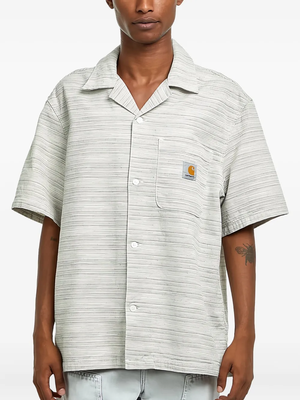

Рубашка с полосатым карманом CARHARTT WIP, белый