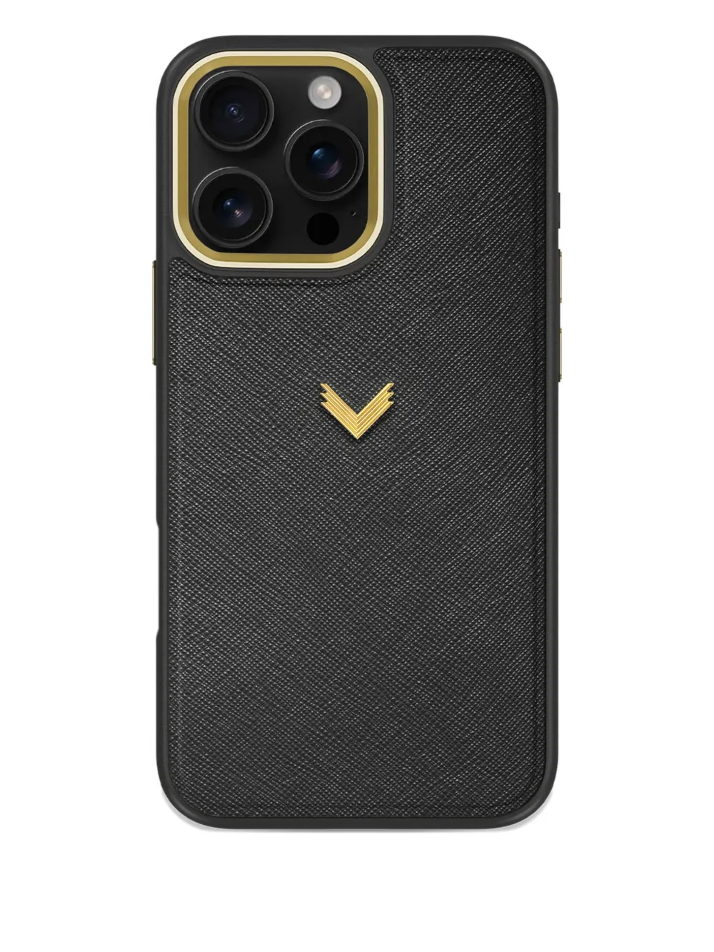 

Чехол для iPhone 16 Pro Max из сафьяновой кожи Velante, черный