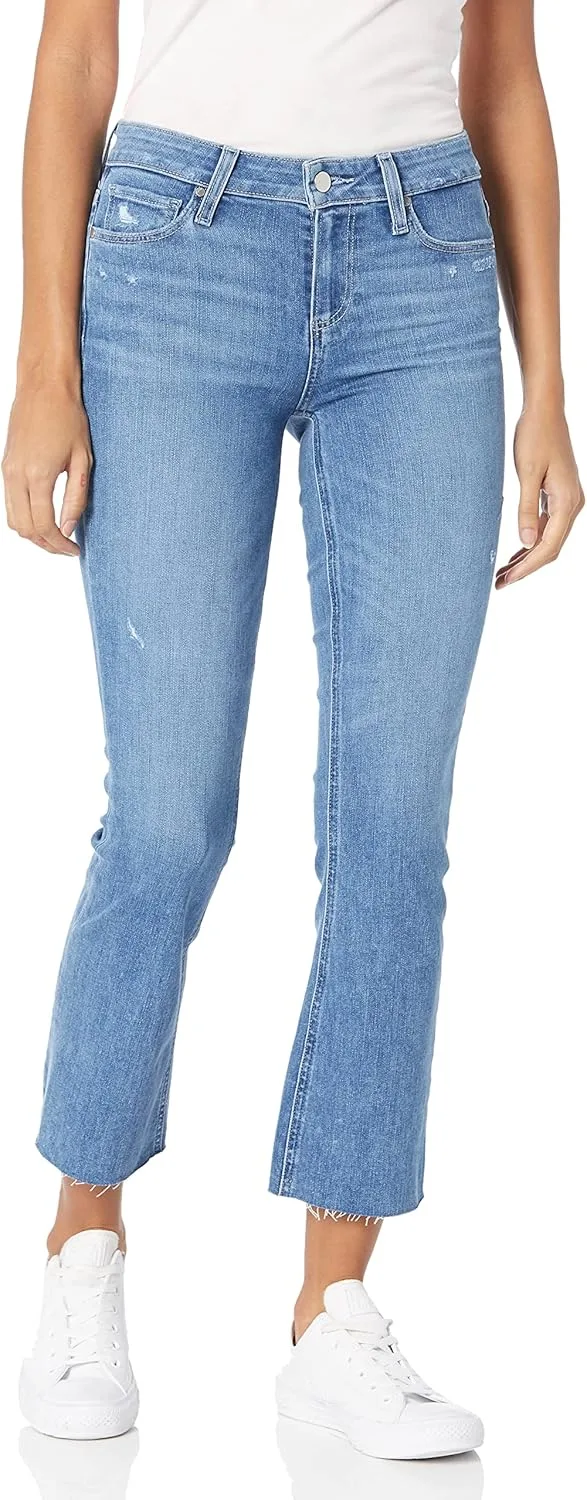 

PAIGE Женские джинсы Shelby Mid Rise Cropped Flare