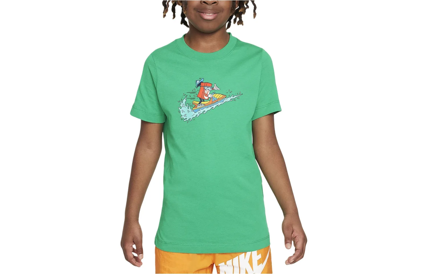 Nike Футболка stadium green для детей