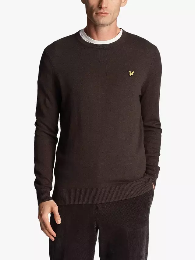 

Джемпер Lyle & Scott Cotton Merino Crew, серый