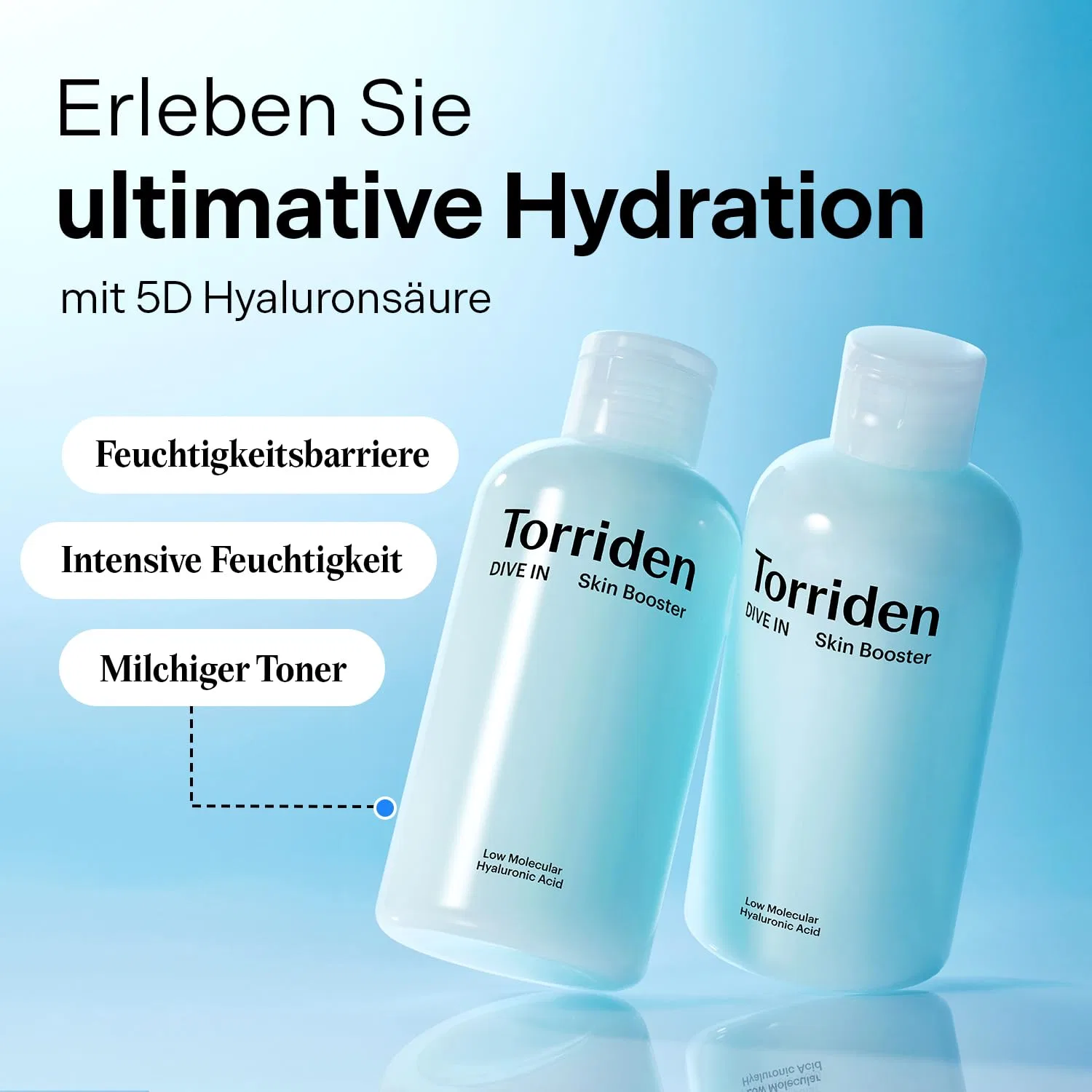Тоник Torriden — Увлажняющий тонер для лица «Dive In Skin Booster» от, 200 мл — фото 3