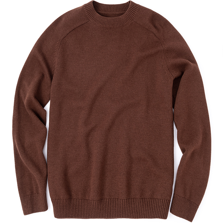 

Мужской свитер с высоким воротником-стойкой, утепленный базовый слой Mr.Bu, фиолетовый clay коричневый