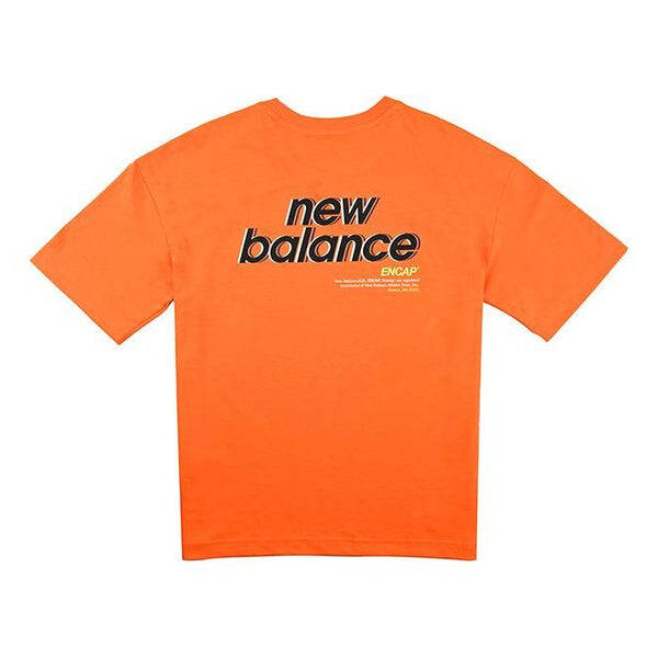 

Футболка спортивная повседневные с коротким рукавом New Balance, оранжевый