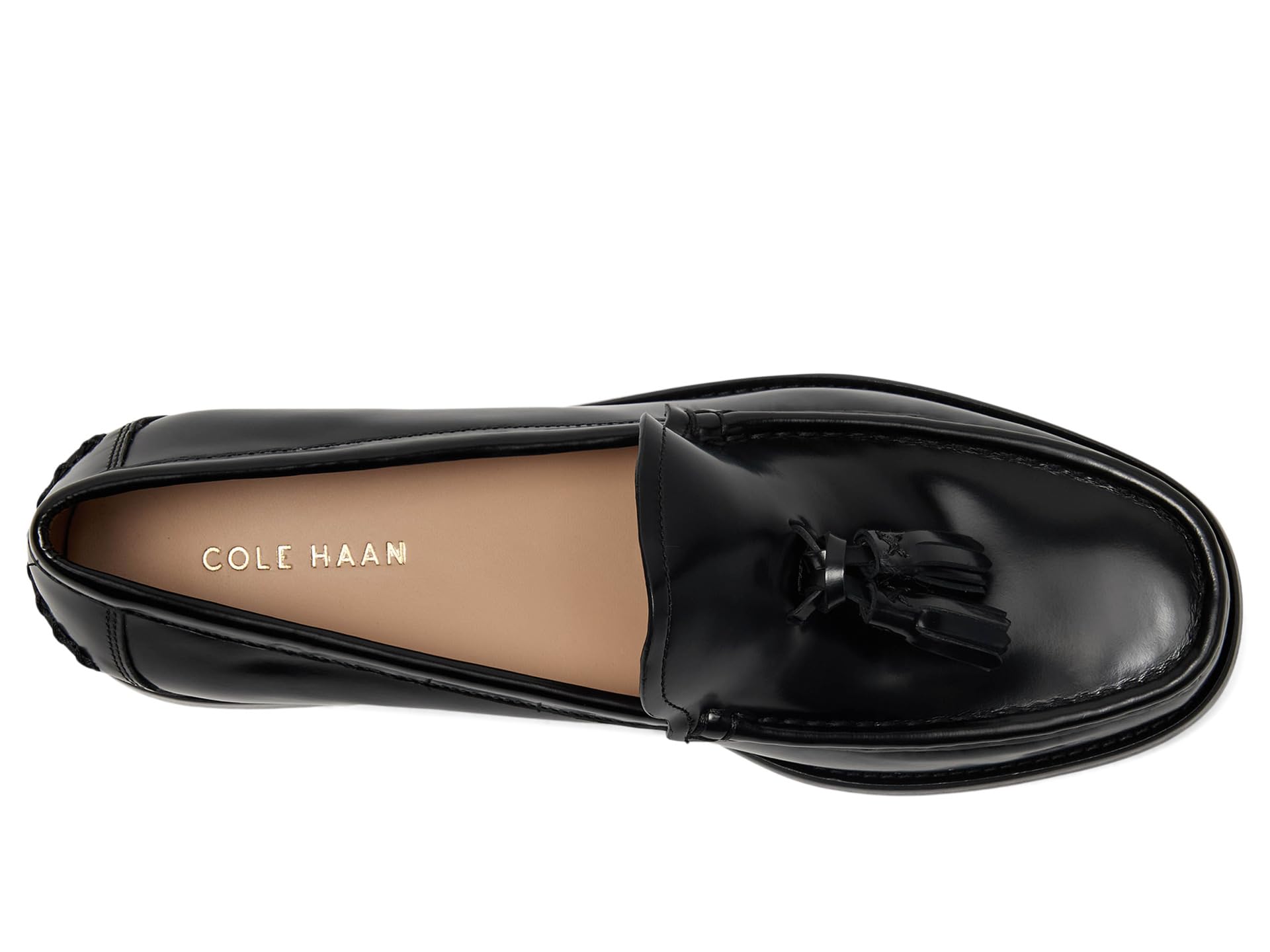 Лоферы Cole Haan Lana Lux Tassel Loafers, цвет Black Box Leather — фото 2