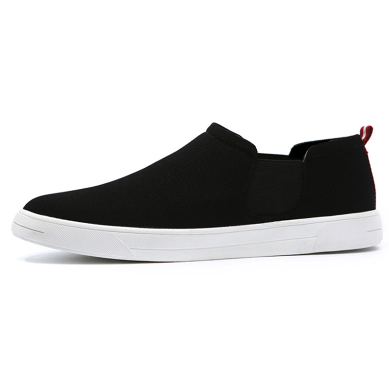 

Кеды Canvas Shoes Men's Low top Romon, Black Upper White Sole