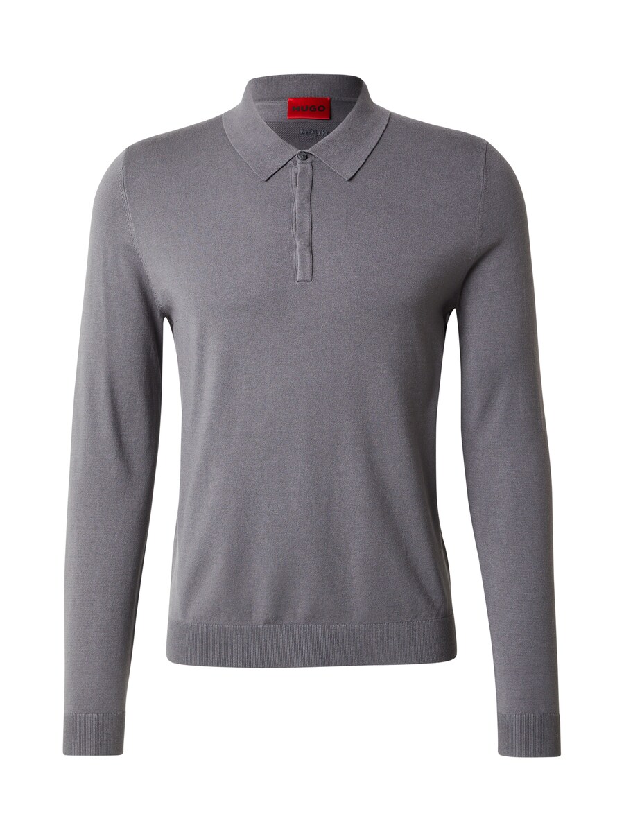 

Свитер с v-образным вырезом HUGO Sweater San Pippo, серый