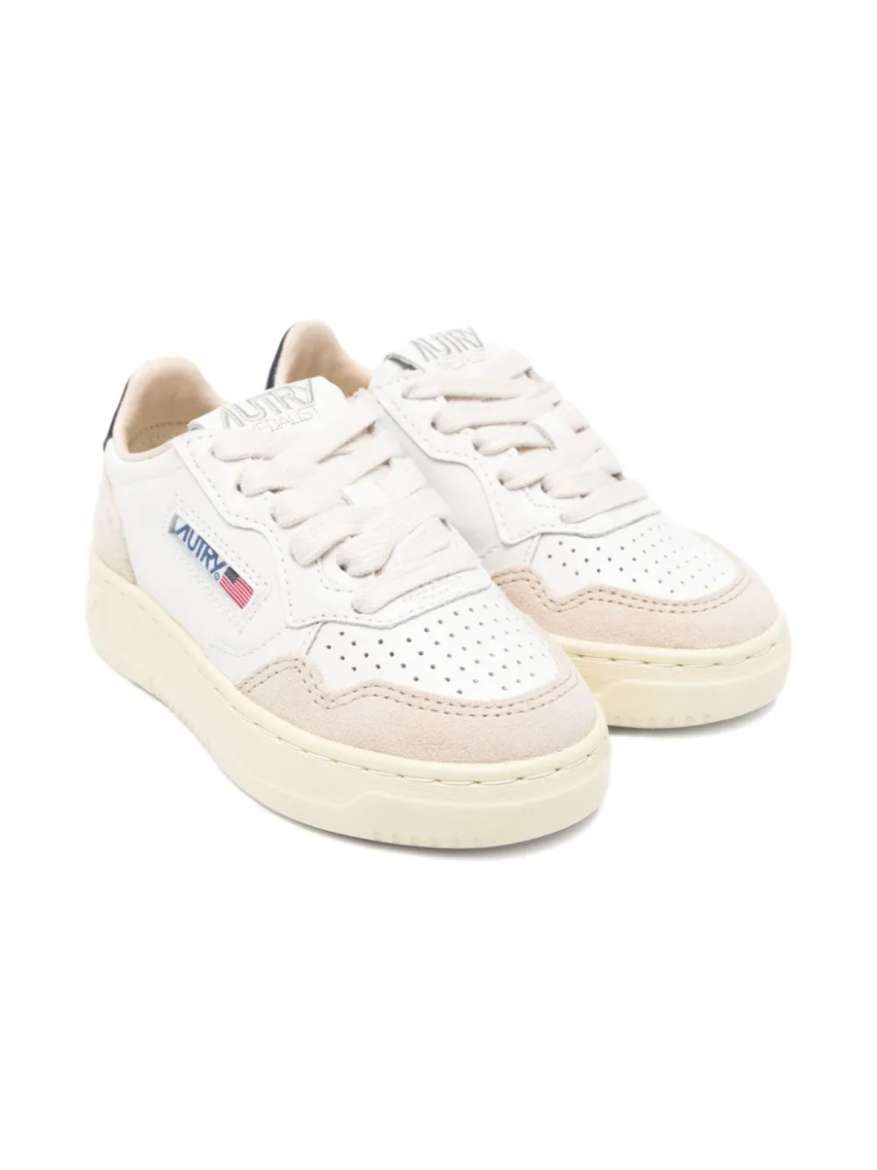 

Кроссовки Autry Kids из перфорированной кожи, белый