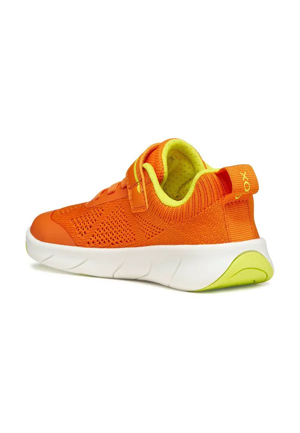Кроссовки для первых шагов barefootrun Geox, Orange/Lime Green — фото 4