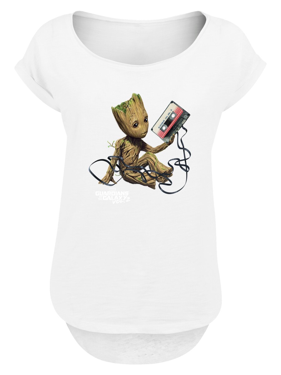

Рубашка F4NT4STIC Marvel Guardians Of The Galaxy Vol2 Groot Tape, белый