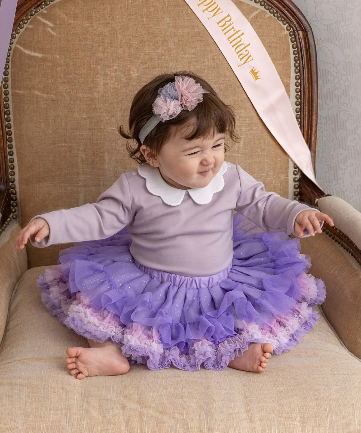Юбка Принцесса в пачке [S/70-90 см] Panpantutu, Aurora Amethyst