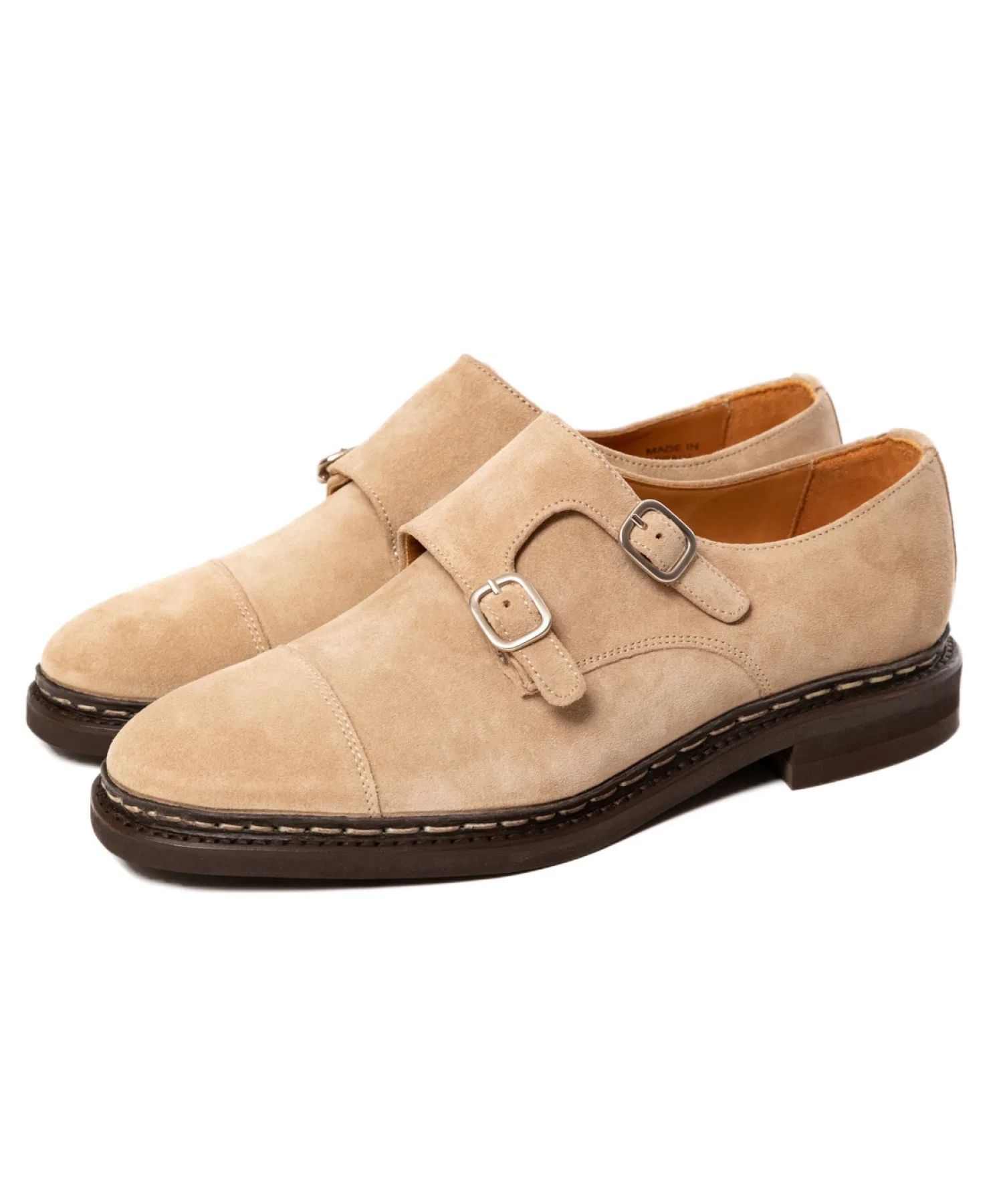 Мужские туфли Berwick1707 двойной монах 5245 с подошвой Vibram