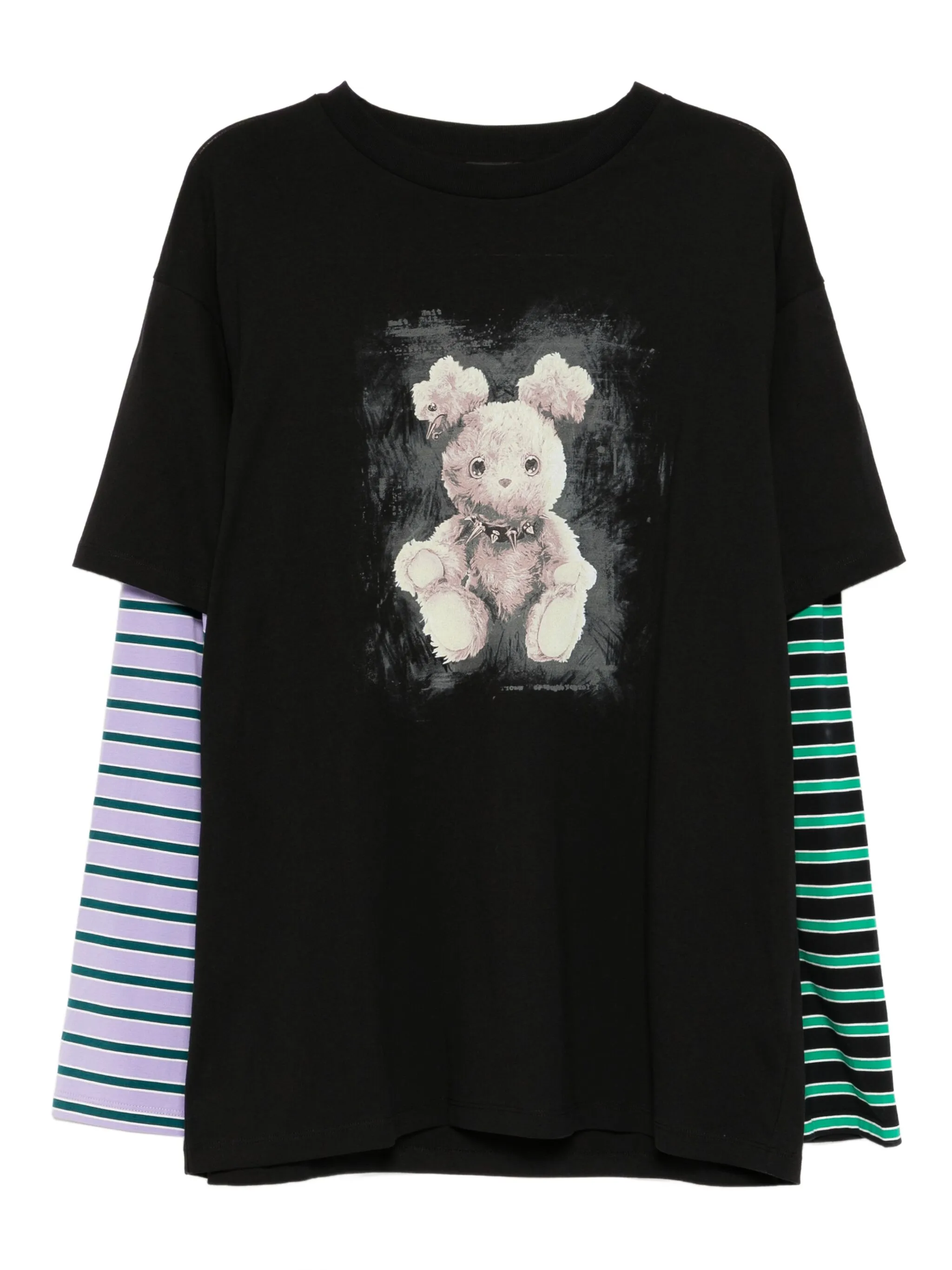 

Футболка с графичным принтом Mini Cream, черный