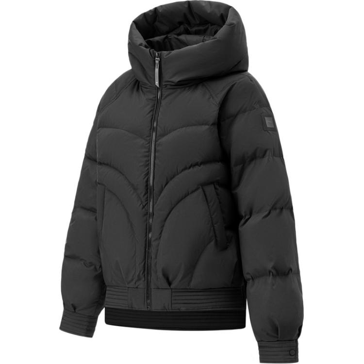 

LINING Фитнес куртка пуховая женская черная, Black