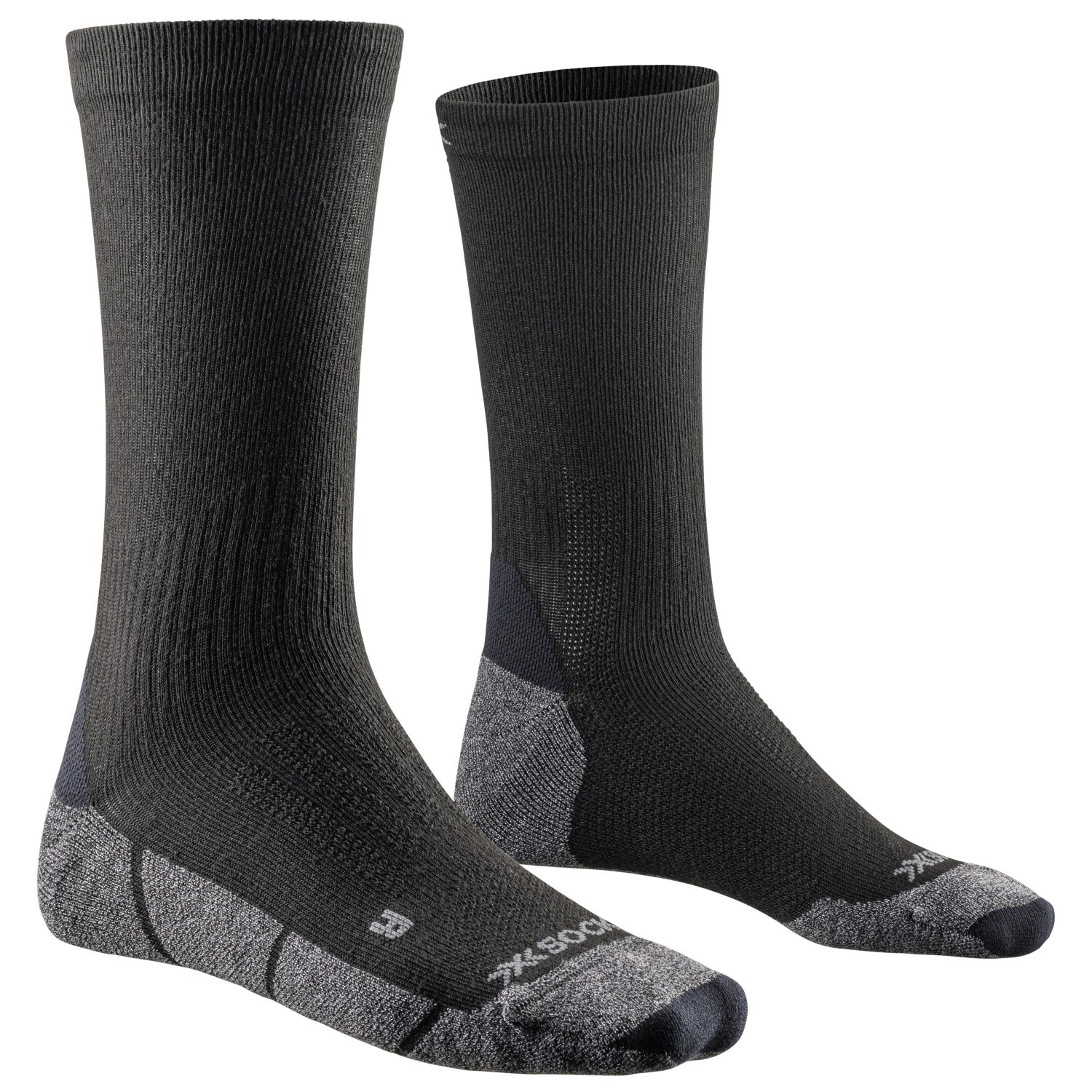 

Многофункциональные носки X-Socks Core Natural Crew, цвет Black/Charcoal