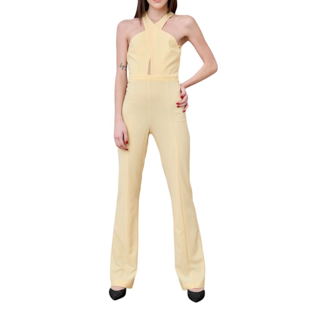 

Платье-комбинезон Radiant Canary Yellow Stretch Patrizia Pepe, желтый