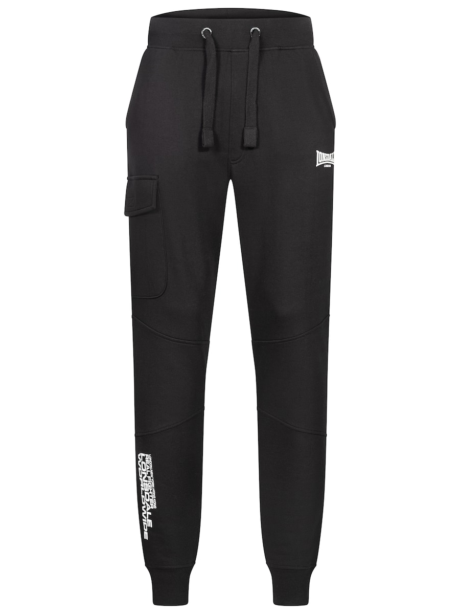 

Зауженные спортивные брюки LONSDALE, черный